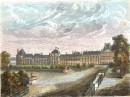 PALAIS DES TUILERIES, FRANCE, PARIS, STICH, print, plate, engrav