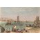 THE NEW HARBOUR AT RHODES, Grèce, Grecia, Griechenland, gravure,
