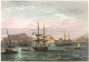 L'ILE D'ELBE, Italie, gravure ancienne, napoléon, estampe, stich