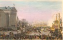 THE FUNERAL OF NAPOLEON, Paris, premier empire, gravure ancienne