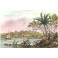 BRAZIL : ILE DE PARAYBA, engraving, print, plate, Brasil, Brasil