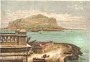 SICILIA : PALERME ET LE MONT PELLEGRINO, Italia, engraving, prin