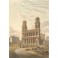 SAINT SULPICE : Parigi, Francia, Frankreicht, engraving, print,