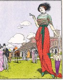 LA GAZETTE DU BON TON : ROBE DE VILLE DE REDFERN, Fashion, stenc