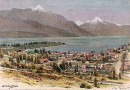 NOUVELLE ZÉLANDE : QUEENSTOWN ET LAC WAKATIPU - vue générale