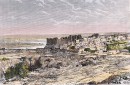 BIREDJIK ET L'EUPHRATE - vue prise en dehors de la ville