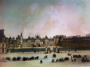 CHATEAU DE FONTAINEBLEAU : France, castles, lithography, engravi