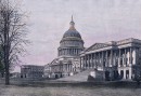 WASHINGTON - LE CAPITOLE, Vue générale prise de l'est