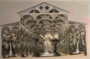 SALLE DE L'EXPOSITION GÉNÉRALE DES FLEURS DANS LE JARDIN D'HIVER DUCAL À BIEBRICH SUR LE RHIN EN MARS  1861