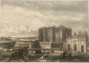 LA BASTILLE France, Paris, Parigi, engraving, stich, gravure, Fr